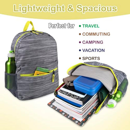 Trail maker 17 inch Backpack for Travel & Commute, Zippered Front & Mesh Side Pockets, Padded Straps - color: Art Board