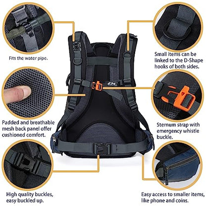 Diamond Candy Waterproof Hiking Backpack for Men and Women, Lightweight Day Pack for Travel Camping | Waterproof - color: Royalblue