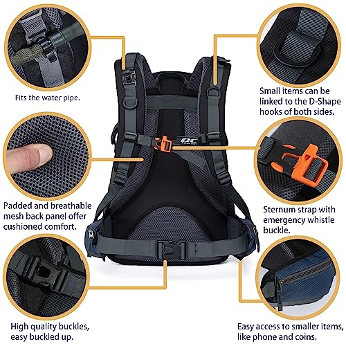 Diamond Candy Waterproof Hiking Backpack for Men and Women, Lightweight Day Pack for Travel Camping | Waterproof - color: Royalblue