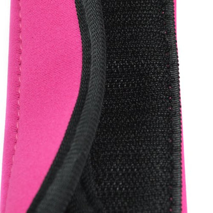 Cosmos Pack of 3 Neoprene Luggage Handle Wrap Handle Grip Luggage Identifier for Travel Bag Luggage Suitcase (Hot Pink Color) - color: Hot Pink