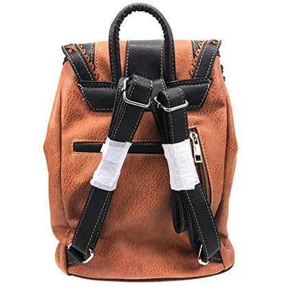 Zelris Western Country Floral Buckle Rucksack Backpack (Rustic Copper) - color: Rustic Copper
