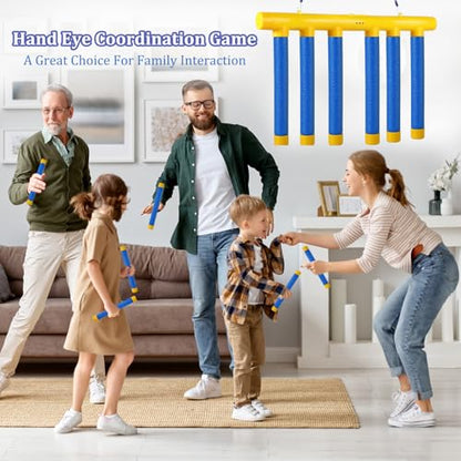 Hand Eye Coordination Training Catching Stick Game Drop Trivia Tool Finger Boxing Trainer Pick Up Modes Original Play Falling And Tapper Design Drop It Hand Speed Levels Shot Down Soft Balls For Sport