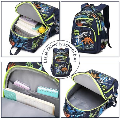 Cusangel Backpack for Boys Girls School Bookbags,Kindergarten Elementary Middle School Lightweight Waterproof Multifunctional Large Capacity for Backpack (16inch Luminous dinosaur) - color: Luminous Dinosaur 16in