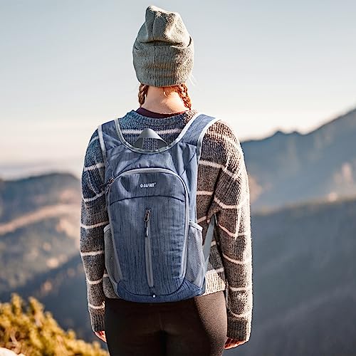 G4Free 10L Hiking Backpack Small Travel Hiking Daypack Lightweight Packable Backpack Casual Foldable Shoulder Bag | Lightweight Packable Daypack, Casual Foldable Shoulder Bag - color: Dark Blue