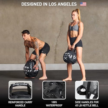 Elite Kettlebell Sandbag - Heavy Duty Sand Weights Bag for Cross Training, Strength Training, Workout, Functional Fitness, Adjustable Weight, Durable Training Equipment for Home & Gym (UN-FILLED) - size: 10-20 LBS