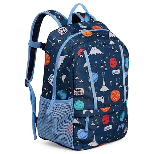 Lands' End Unisex Kids Medium ClassMate Lightweight Durable Elementary School Backpack, Chambray - color: Chambray