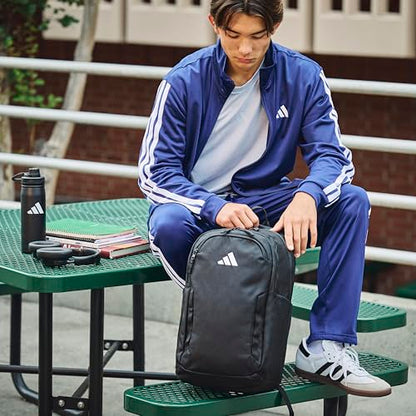 adidas Amplifier Backpack for Laptop, School and Gym, 28L, Maroon/Regular, OSFA - color: Maroon/Regular