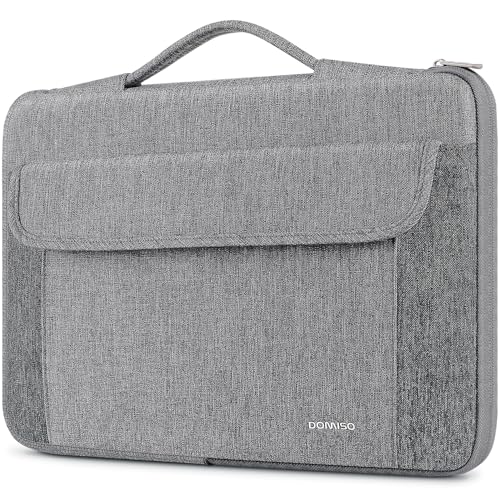 DOMISO 15.6-16 Inch Laptop Sleeve Case,Water-resistant Laptop Protective Case for MacBook Pro16,Dell XPS 16,Lenovo,HP, ASUS, Acer,Gray - color: Grey, size: 15.6-16 Inch