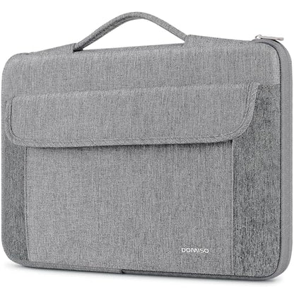DOMISO 15.6-16 Inch Laptop Sleeve Case,Water-resistant Laptop Protective Case for MacBook Pro16,Dell XPS 16,Lenovo,HP, ASUS, Acer,Gray - color: Grey, size: 15.6-16 Inch