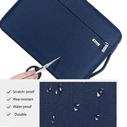 Voova Laptop Sleeve Case 15.6 16 Inch with Handle, 360° Protective Waterproof Slim Computer Bag Cover Compatible with MacBook Pro M2/M3/M4 16, HP Acer Lenovo Yoga ThinkPad Asus Laptop, Blue - color: Blue, size: 15.6-16 Inch