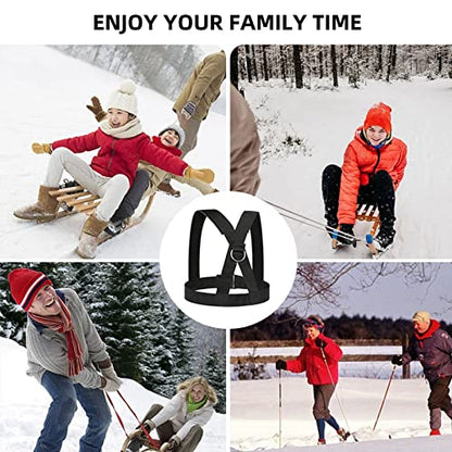 Sled Harness, Weight Speed Tire Pulling Workout Resistance and Assistance Trainer Physical Training Rope Football Exercise Equipment for Outdoor Indoor Men and Women - size: 9.8FT