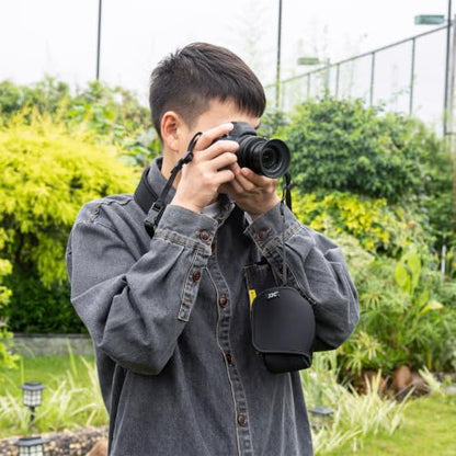 Travel Neoprene Camera Case Sleeve for NIKON Z50II ZV-E10 II+ 16-50mm Lens - color: Z1BK