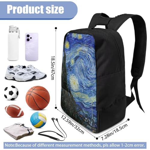 Basketball Backpack With Separate Ball Compartment And Shoes Fit Basketball Volleyball Football - color: Starry Night