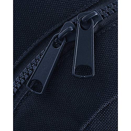 BagBase Mini Essential Knapsack Bag (One Size) (Black)