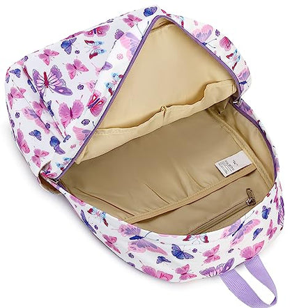 CAMTOP Preschool Backpack for Kids Girls Butterfly Toddler Backpacks Kindergarten School Bookbags(Age 3-8, Colorful Butterfly) - color: Green Butterfly28