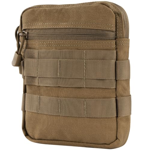 CondorRadio Pouch - color: Coyote Brown, size: 6.25"W x 7.25"H x 1.5"D