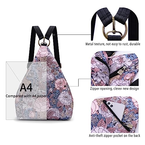 Black Butterfly Premium Backpack for Women, Bohemia Style Fashion Casual Daypack Backpack, Small Backpack Purse (07-grey) - color: 07-grey