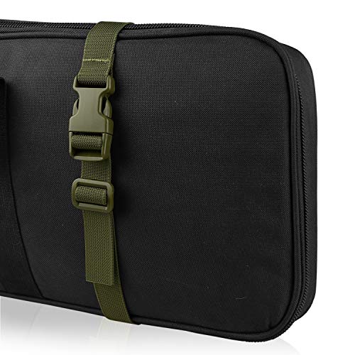 MAGARROW 24" 40" 60" 100" Strap Buckle Packing Straps Adjustable 1-Inch Belt - color: Army Green (4-Pack), size: 1" Wide - 24" Long