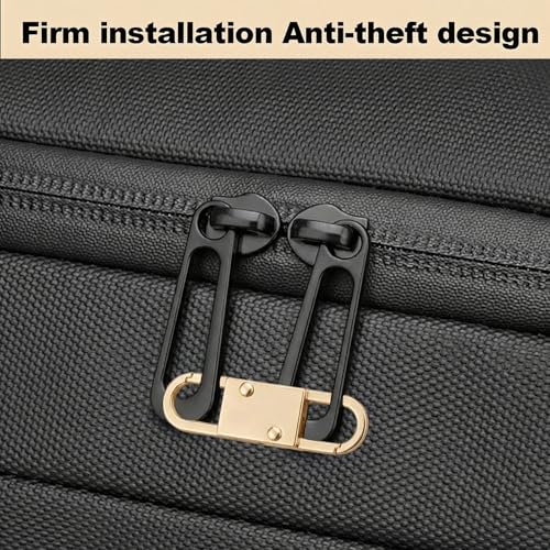 MILAKE 10 Pcs Premium Anti-Theft Zipper Lock, Small Clips for Bags, Backpacks, Purses, Luggage, Zipper Pull Replacement, Durable Multi-Color Set for Travelers, Hikers, and Daily Commuters (Gold) - color: gold