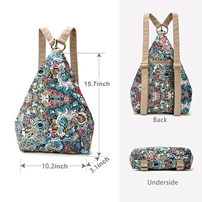 Black Butterfly Premium Backpack for Women, Bohemia Style Fashion Casual Daypack Backpack, Small Backpack Purse (02-blue) - color: 02-blue