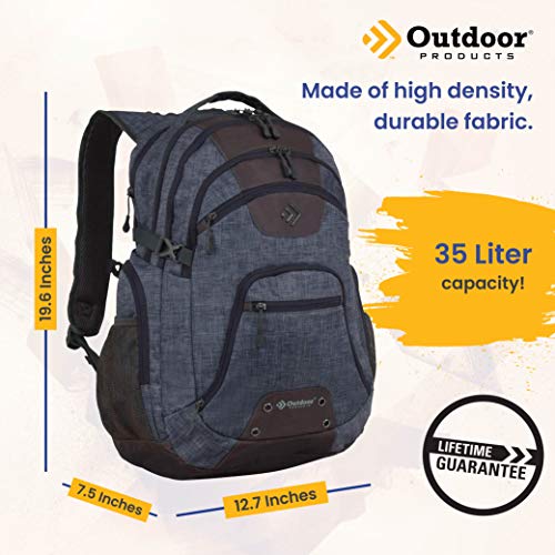 Outdoor Products Module Day Pack (Midnight Black) (Heathered Print) - color: Heathered Print