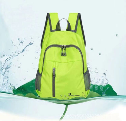 Geboldil Men's and women's leisure waterproof travel backpack - color: Black1