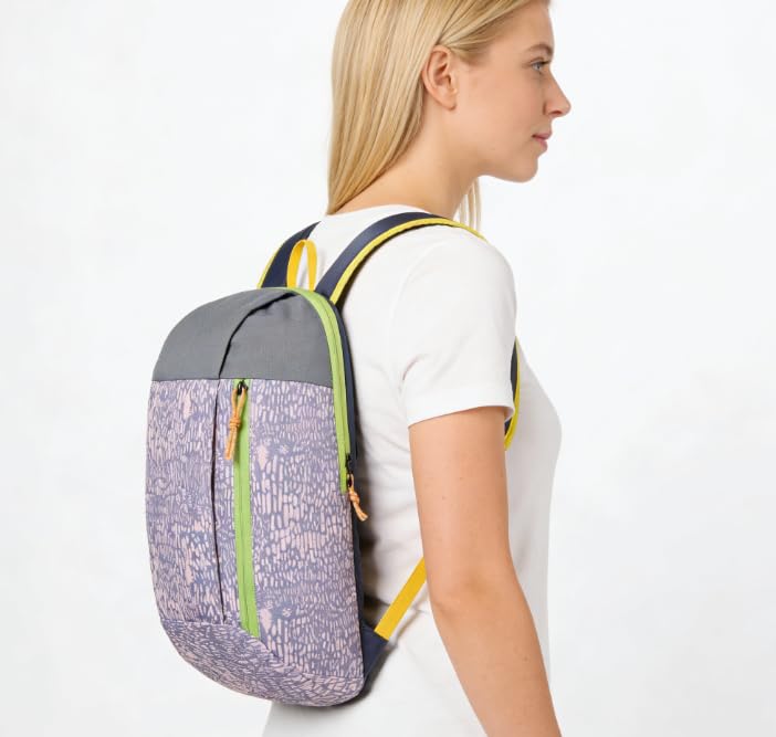 Lightweight Hydration Backpack for Men Women, Outdoor Daypack for Hiking Travel and Gym - color: Purple