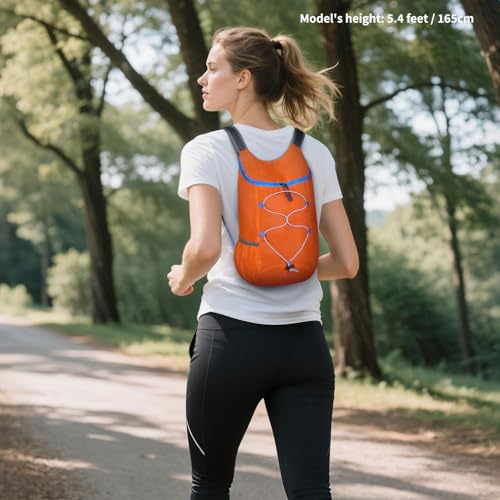 20L Small Hiking Backpack Lightweight Packable Daypack Orange - color: Orange