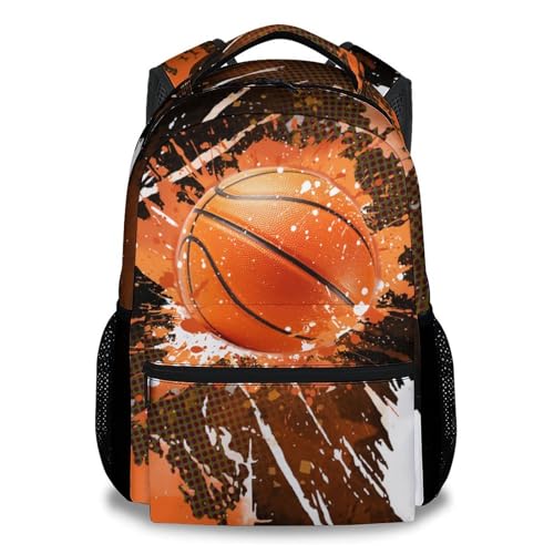 COZYAURA Boys Backpack - Basketball Backpacks for Kids - 17 Inch Sports Theme Bookbag for Elementary Middle School - Cool School Bag for Teens Youth - color: Style-2