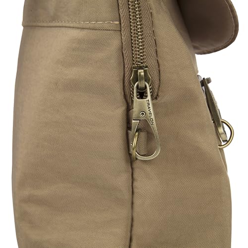 Travelon Anti-Theft Signature Slim Backpack - color: Latte