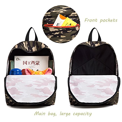 CAIWEI US Army Camo Children's backpack (Camo1) - color: Camo1