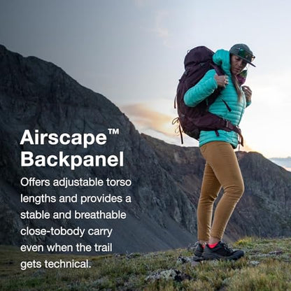 Osprey Kyte 38L Women's Backpacking Backpack with Hipbelt, Green WXS-S - color: Rocky Brook Green, size: WXS/S