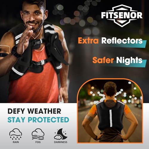 Weighted Vest for Men Women Walking, 6lb/8lb/12lb/16lb/20lb/30lb Strength Training Weight Vests with Phone Pocket, Comfortable Weighted Vest for Running Men, Rucking, Weight Loss, Gym Accessories - size: 30 lb