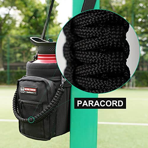 NATURE PIONEOR Universal Replacement Paracord Handle with Metal Hooks for Water Bottle Holder,Bags - size: Handle Strap Pro(13'')