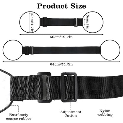 Ouligay 2 Pack Travel Straps for Luggage Multi-use Suitcase Strap Strong Luggage Straps Elastic Travel Luggage Belt Strap for Attaching Extra Bags Purse to Suitcase Handle