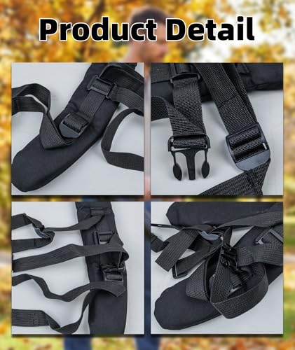 4282-710-9020 & 4282-710-9030 Blower Harness Straps Fits for Stihl BR500, BR550, BR600, BR700 Backpack Blowers – Heavy-Duty Left & Right Harness Pair, Fix Broken, Uncomfortable Straps - color: Black, style: 4282 710 9030 & 4282 710 9020