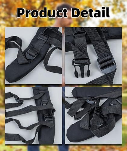4282-710-9020 & 4282-710-9030 Blower Harness Straps Fits for Stihl BR500, BR550, BR600, BR700 Backpack Blowers – Heavy-Duty Left & Right Harness Pair, Fix Broken, Uncomfortable Straps - color: Black, style: 4282 710 9030 & 4282 710 9020