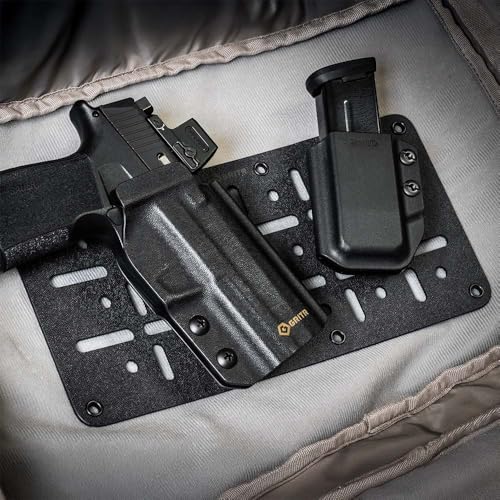 GRITR Kydex Hook & Loop Panel Insert/Adhesive Loop Sheets – Tactical & Military Gear Organizers for Holsters, Mag Carriers, Knife Sheaths, Flashlights, and More - style: X-Large
