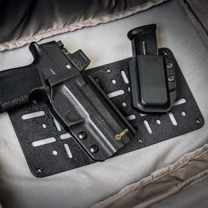 GRITR Kydex Hook & Loop Panel Insert/Adhesive Loop Sheets – Tactical & Military Gear Organizers for Holsters, Mag Carriers, Knife Sheaths, Flashlights, and More - style: X-Large