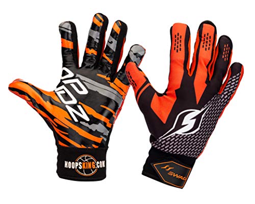 HOOPSKING Hoop Handz Basketball Weighted Training Gloves (Anti-Grip), Over 3 lbs. Per Pair, More Powerful Dribbling - size: Adult Small