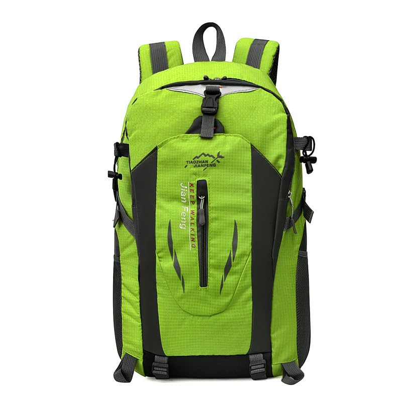 Outdoor Hiking Backpack,Lightweight Travel Daypack,Waterproof Multi-Function Sport Rucksack for Camping,Cycling,Mountaineering & Daily Outdoor Use(Green)
