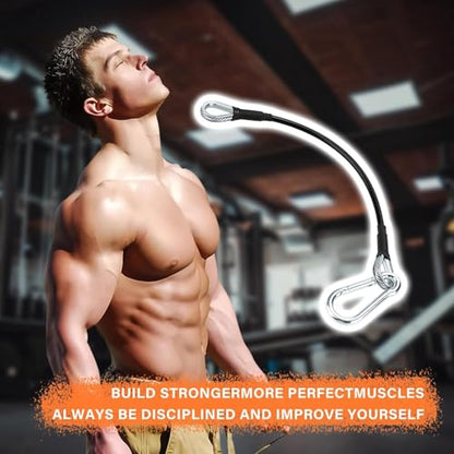 10" Gym Cable Extension Compatible with Bowflex Home Gym Accessories,for LAT/Tricep Pull Down and Leg Extensions Machine - size: 39'' 2PCS