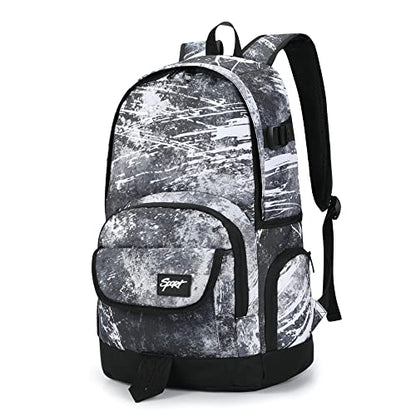 rickyh style School Backpack Travel Bag for Men & Women Lightweight College Back Pack with Laptop Compartmen - color: 04 Ink