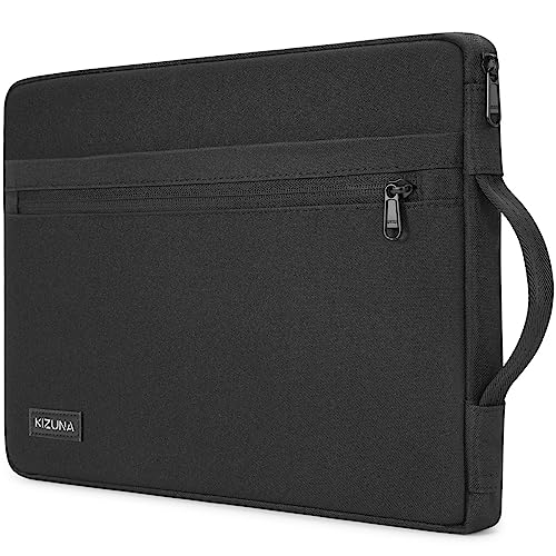 KIZUNA Laptop Sleeve 11 Inch Water-Resistant Computer Case Hand Bag for 13" MacBook Pro M2/13 Surface Pro 8 X/13.4" DELL XPS 13/12.4" Samsung Galaxy Tab S7/11.6" Samsung Chromebook 4/13.3" ASUS - color: Black, size: 11-11.6 Inch / MacBook Pro M2 2022