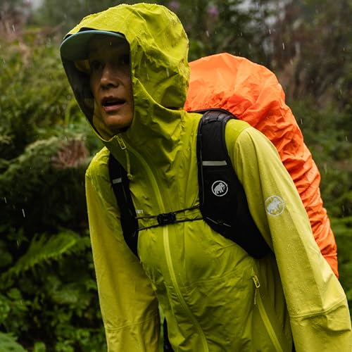 Mammut Raincover – Waterproof Backpack Cover for Day and Multi-Day Packs, Vibrant Orange, Large - size: Large