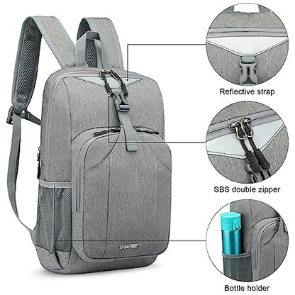 G4Free Mini 10L Hiking Daypack Small Hiking Backpack Cycling Compact Shoulder Backpack Outdoor for Men Women(Light Grey) - color: Lightgrey