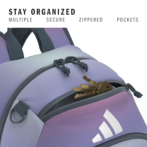 Originator Small Backpack for men and women, athletic book bag with laptop sleeve - color: Gradient Rose Tone Pink/Onix Grey