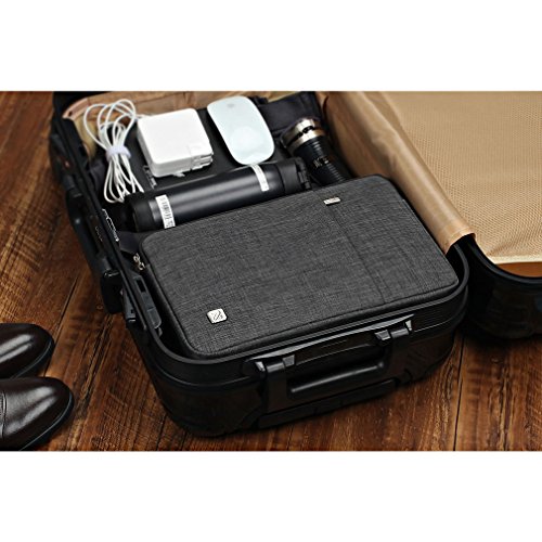 NIDOO 13 inch Laptop Sleeve Carrying Case Bag for 14" MacBook Pro M4 M3 M2 M1 2024/13.5" Surface Laptop 6 5/14" Lenovo ThinkPad X1 Carbon Gen 12 11/14" Asus ZenBook 14/ Inspiron 14 Plus - color: Dark Grey, size: 12.5-13 Inch / 2017 New MacBook Pro