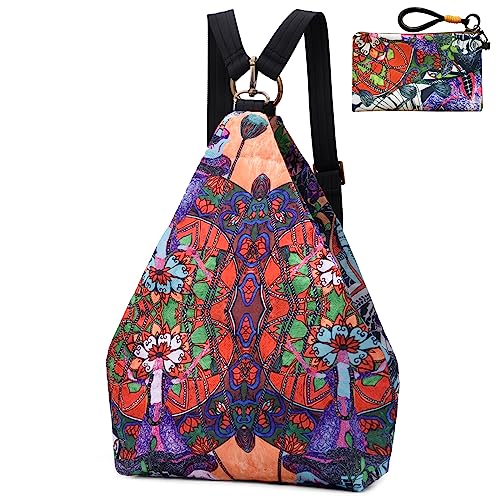 Black Butterfly Premium Backpack for Women, Bohemia Style Fashion Casual Daypack Backpack, Small Backpack Purse (20-multicolor plus) - color: 20-multicolor Plus