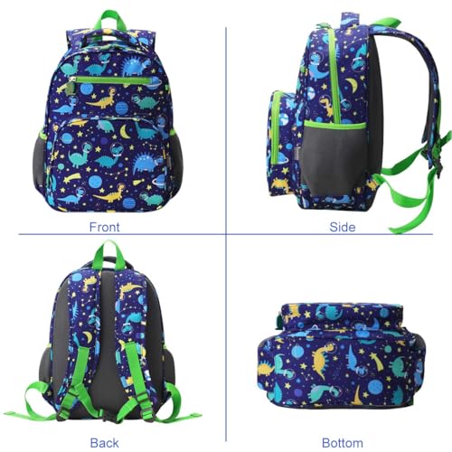RHCPFOVR Kids Backpack for Boys - Boys Backpack 3-8 Ages Dinosaur for Kids 15 Inch School Bookbag for Kindergarten Elementary School Bookbag for Girl 1st 2nd Grade - style: Dinosaur